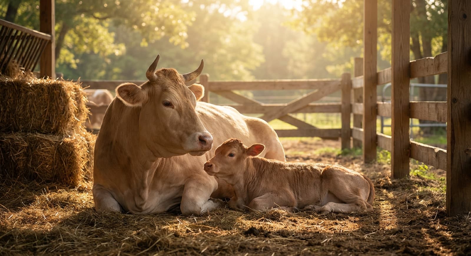 Traditional cow worship ceremony